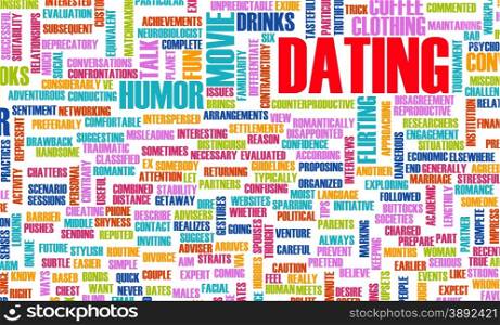 Dating Tips and Advice Checklist as Concept