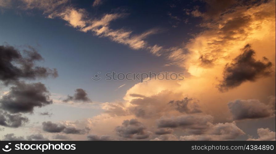 Dawn sunrise landscape over beautiful rocky coastline in Mediterranean Sea