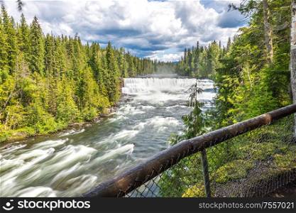 Dawson Falls at Wells Gray Provincial Park, Canada