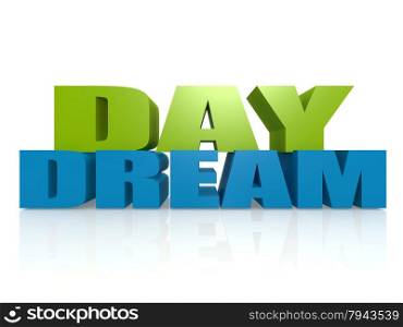 Day dream concept image with hi-res rendered artwork that could be used for any graphic design.. Day dream