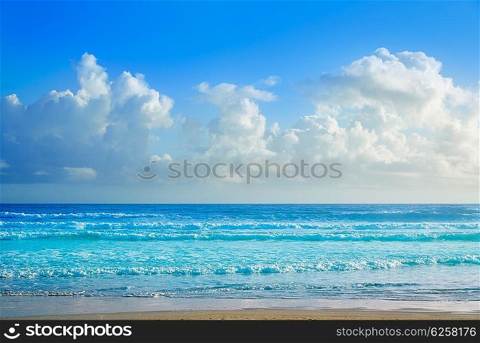 Daytona Beach in Florida shore waves of USA