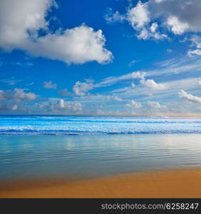 Daytona Beach in Florida shore waves of USA