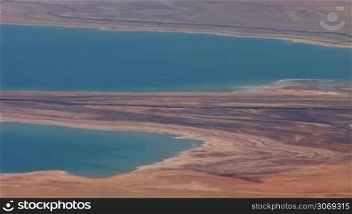 Dead Sea (Salt Sea) - lake bordering Jordan and Palestine and Israel