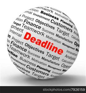 Deadline Sphere Definition Meaning Job Time Limit Or Finish Date