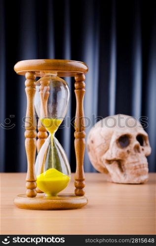 Death and time concept