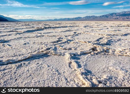 Death Valley National Park - Badwater Basin. California, USA.