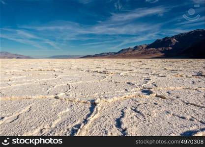 Death Valley National Park - Badwater Basin. California, USA.