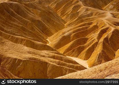 Death Valley National Park California Zabriskie point eroded mudstones