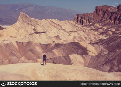 Death valley Park in USA, Zabrisski point