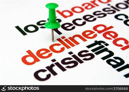 Decline crisis concept