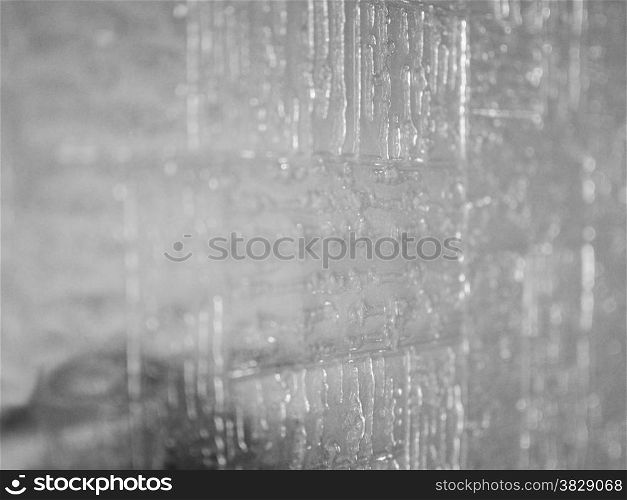 Decorated glass. Decorated glass useful as a background - perspective with selective focus