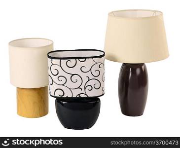 Decoration lamps isolated