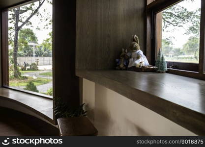 Decoration of coffee shop in Thailand, stock photo