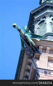 Decoration of St. Gertrude Church (German Church) in the form of neo-Gothic gargoyles