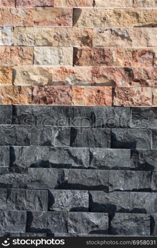 Decorative cubic stone wall background. Decorative cubic stone wall as background texture