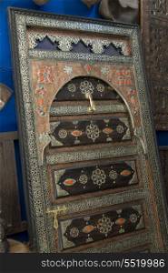 Decorative detail of an antique door, Ouarzazate, Morocco