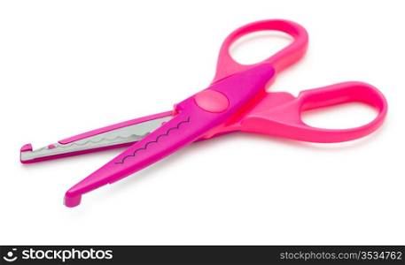 decorative edged scissors to cut figured edges