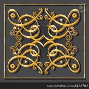 decorative oriental element for backgrounds wallpapers icons or designs