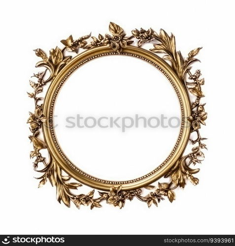 Decorative vintage frames and borders,Gold photo frame with corner Thailand line floral for picture, design decoration pattern style. border design is pattern Thai art style. for print, website, poster, banner, logo, celebration