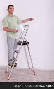 Decorator pointing at copyspace