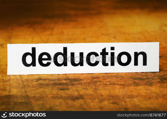 Deduction