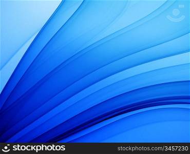 deep blue abstract theme - high quality render