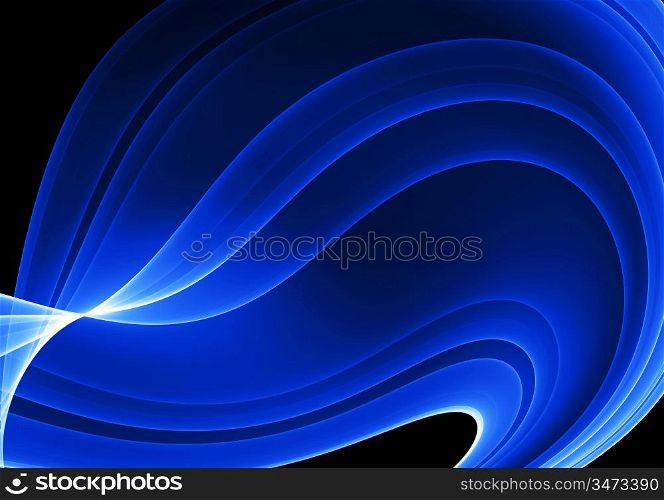 deep blue theme - high quality rendred background