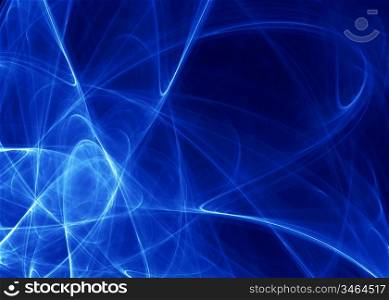 deep blue theme with shiny rays - abstract background