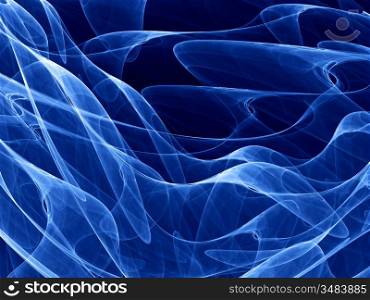 deep blue theme with smooth - abstract background