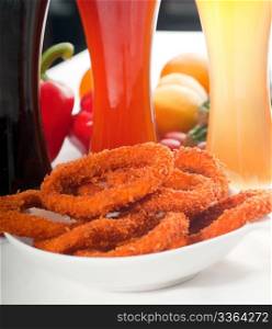 deep fried calamari rings served with selection of black,red and blonde beer ,MORE DELICIOUS FOOD ON PORTFOLIO