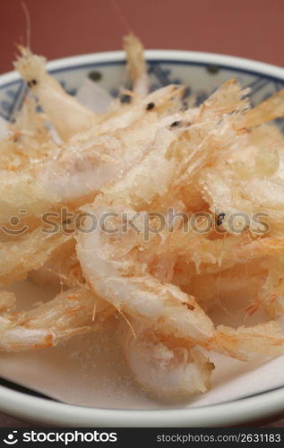 Deep-fried shrimp