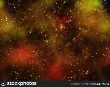 deep space. deep outer space background with stars and nebula