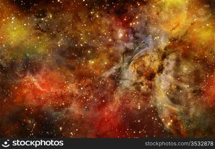 deep space. deep outer space background with stars and nebula