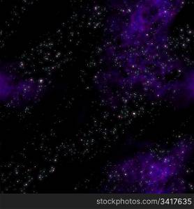 deep space. image of stars and nebula clouds in deep space