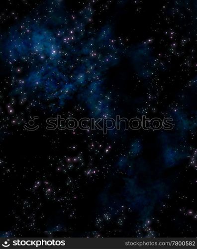 deep space. image of stars and nebula clouds in deep space