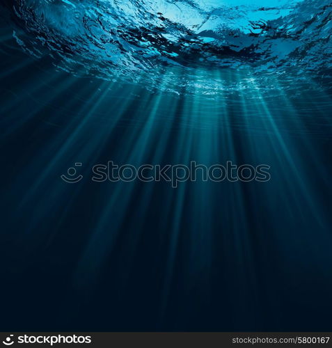 Deep water, abstract natural backgrounds