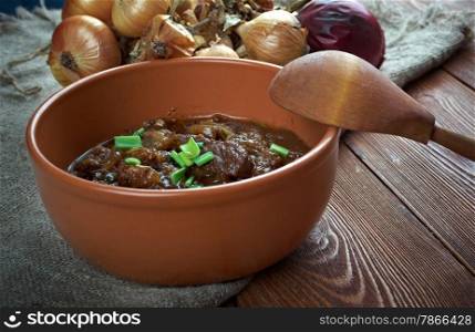 Deer ragout - old French dish of venison