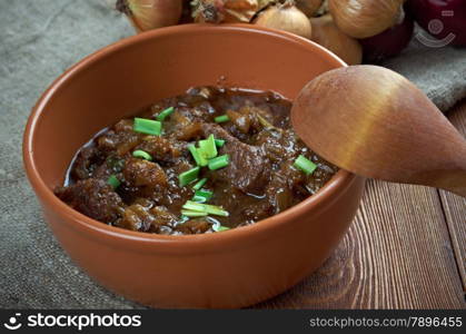 Deer ragout - old French dish of venison