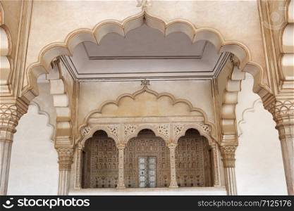 Deewan E Aam Throne Agra Fort, Uttar Pradesh, India