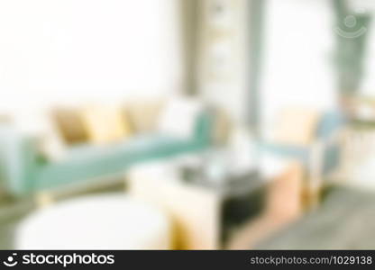 Defocus background interior living room