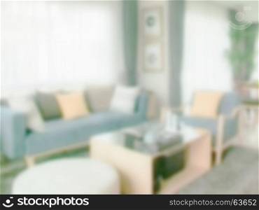 Defocus background interior living room