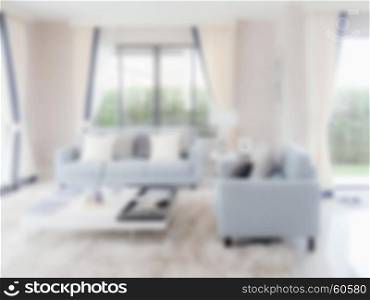 Defocus background living room modern style