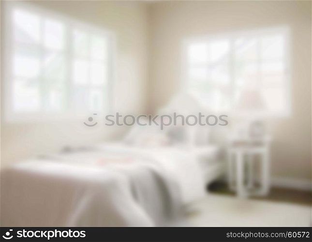 Defocus background modern classic interior bedroom