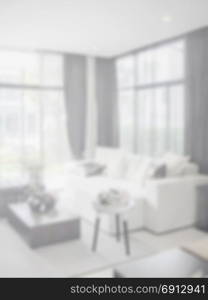 Defocus living room interior background