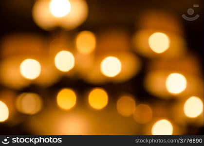 defocus of light background