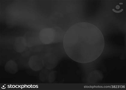 defocus of light with black and white color background
