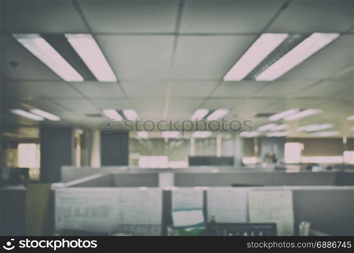 Defocus office space background