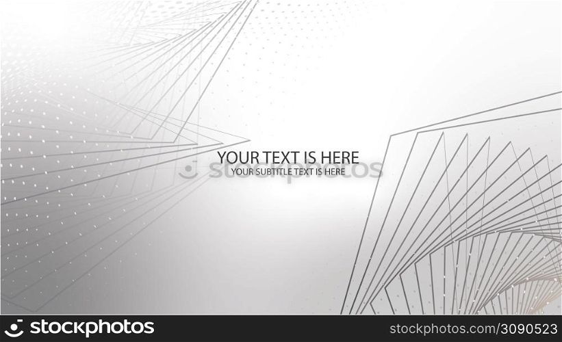 Defocused Abstract Gray Technology Background. Vector 4k illustration. Defocused Abstract Gray Technology Background