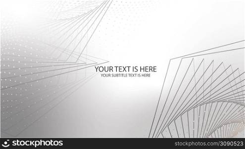 Defocused Abstract Gray Technology Background. Vector 4k illustration. Defocused Abstract Gray Technology Background