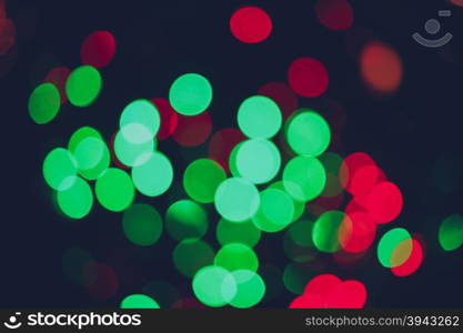 Defocused bokeh lights for christmas background